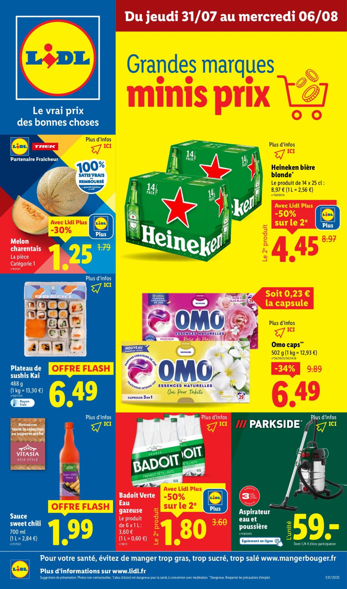 Catalogue Lidl valable du 31/07 au 06/08