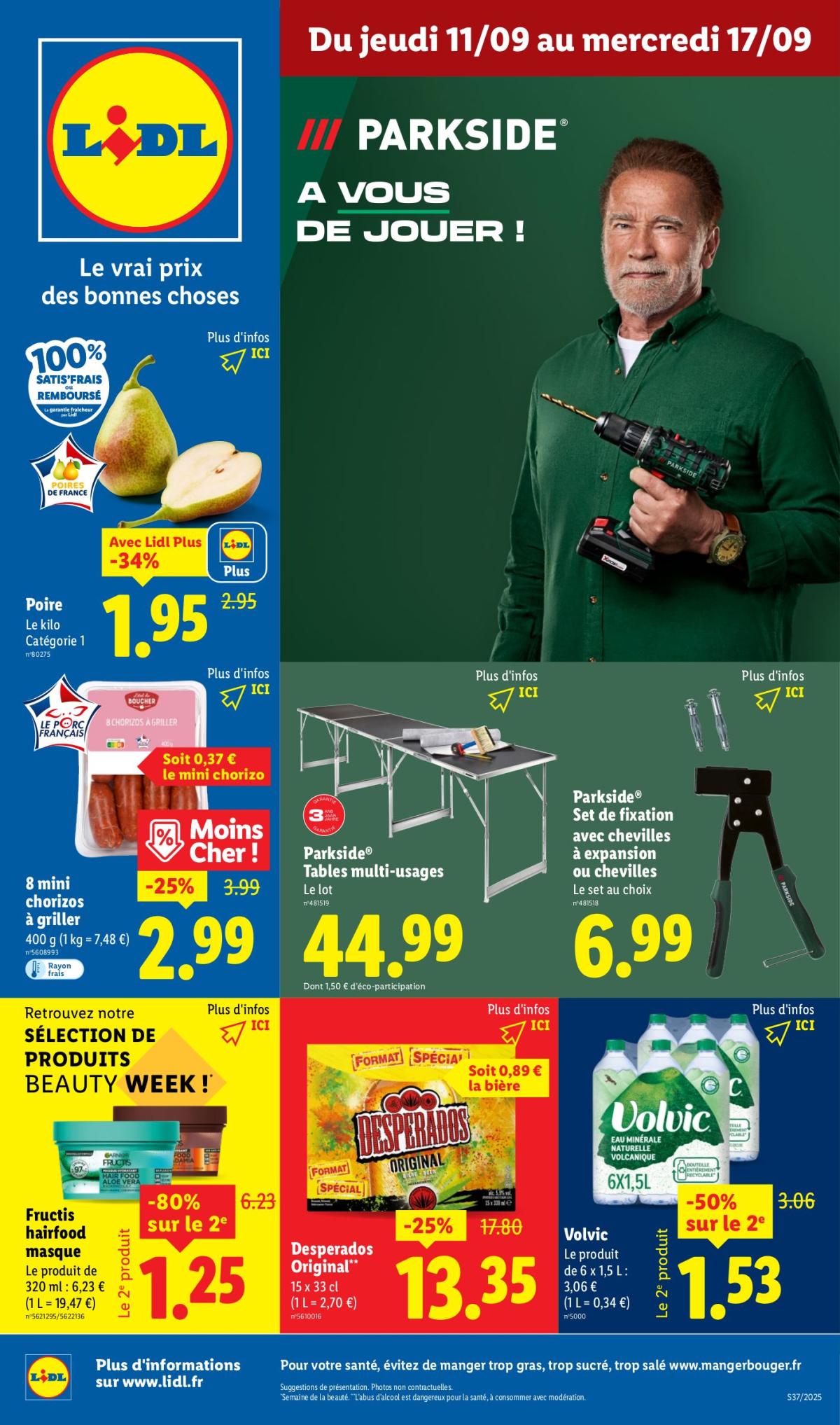 Catalogue Lidl valable du 11/09 au 17/09