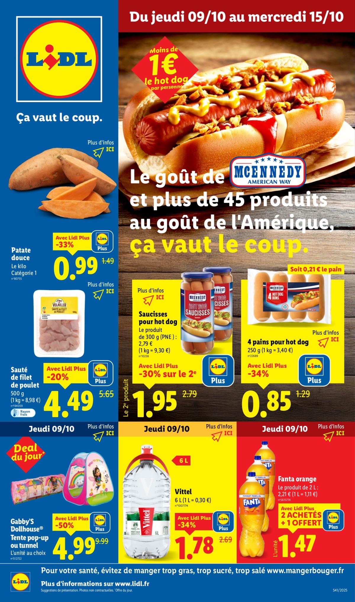 Catalogue Lidl valable du 09/10 au 15/10