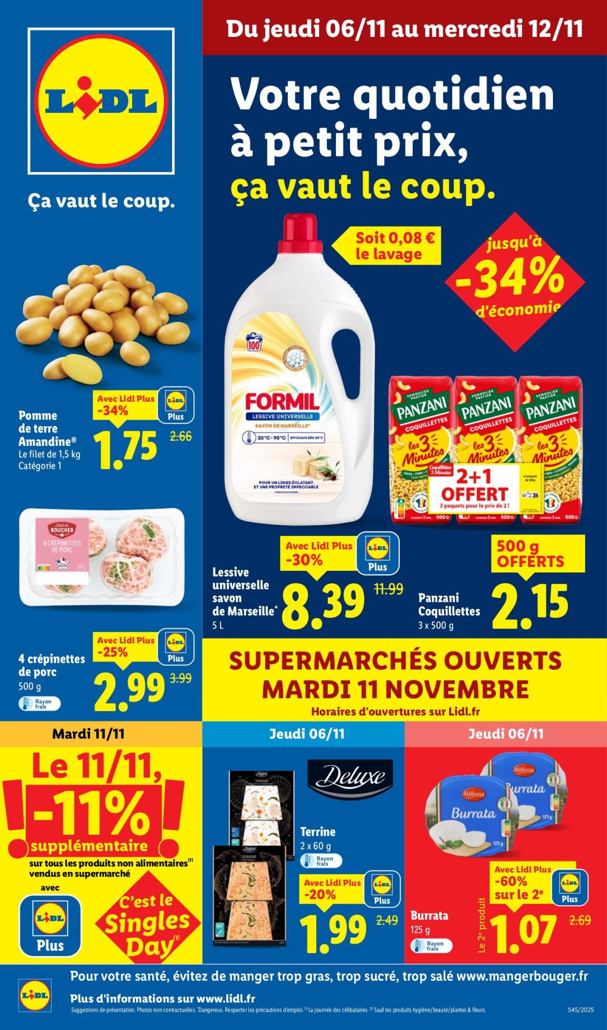 Catalogue Lidl valable du 06/11 au 12/11
