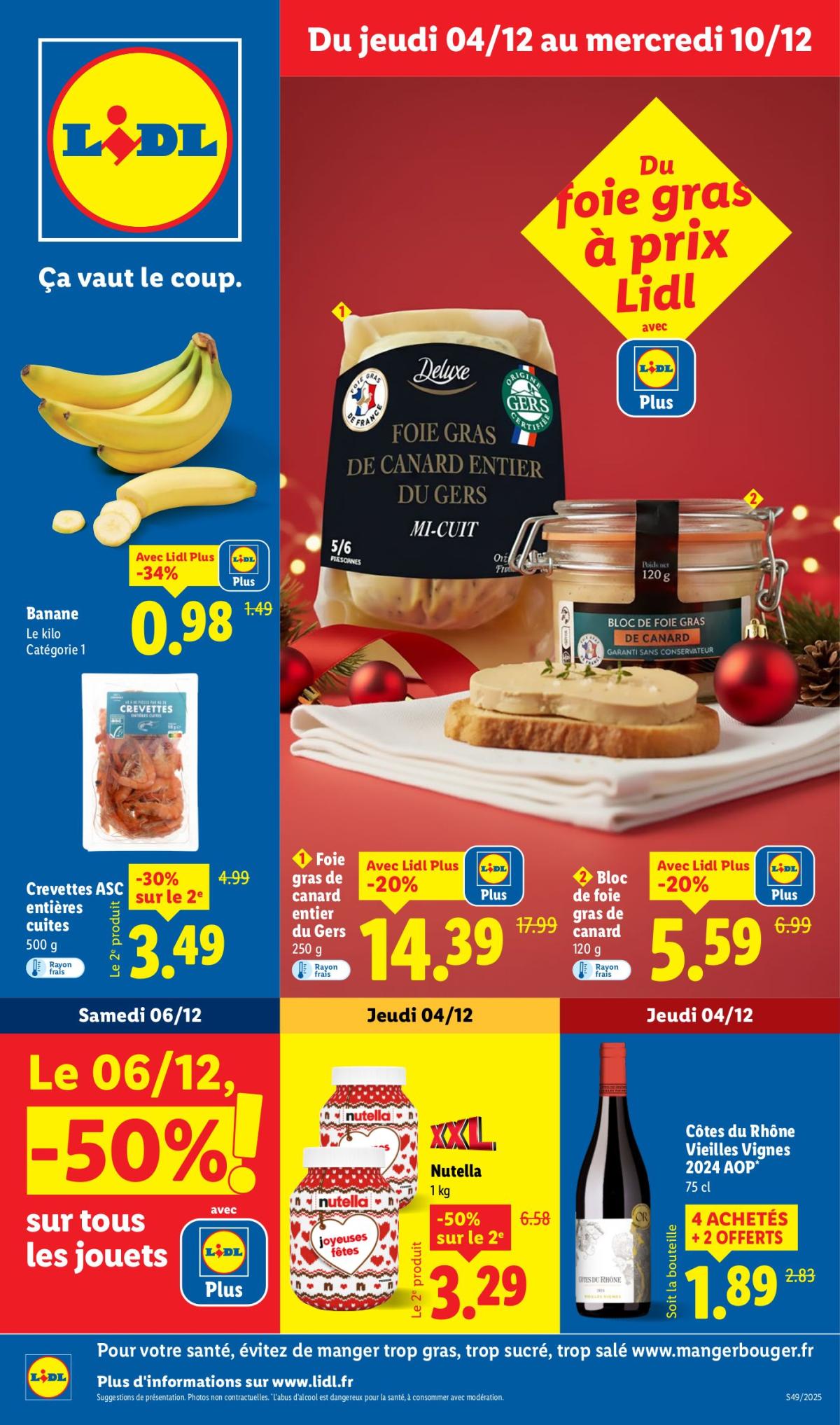 Catalogue Lidl valable du 04/12 au 10/12