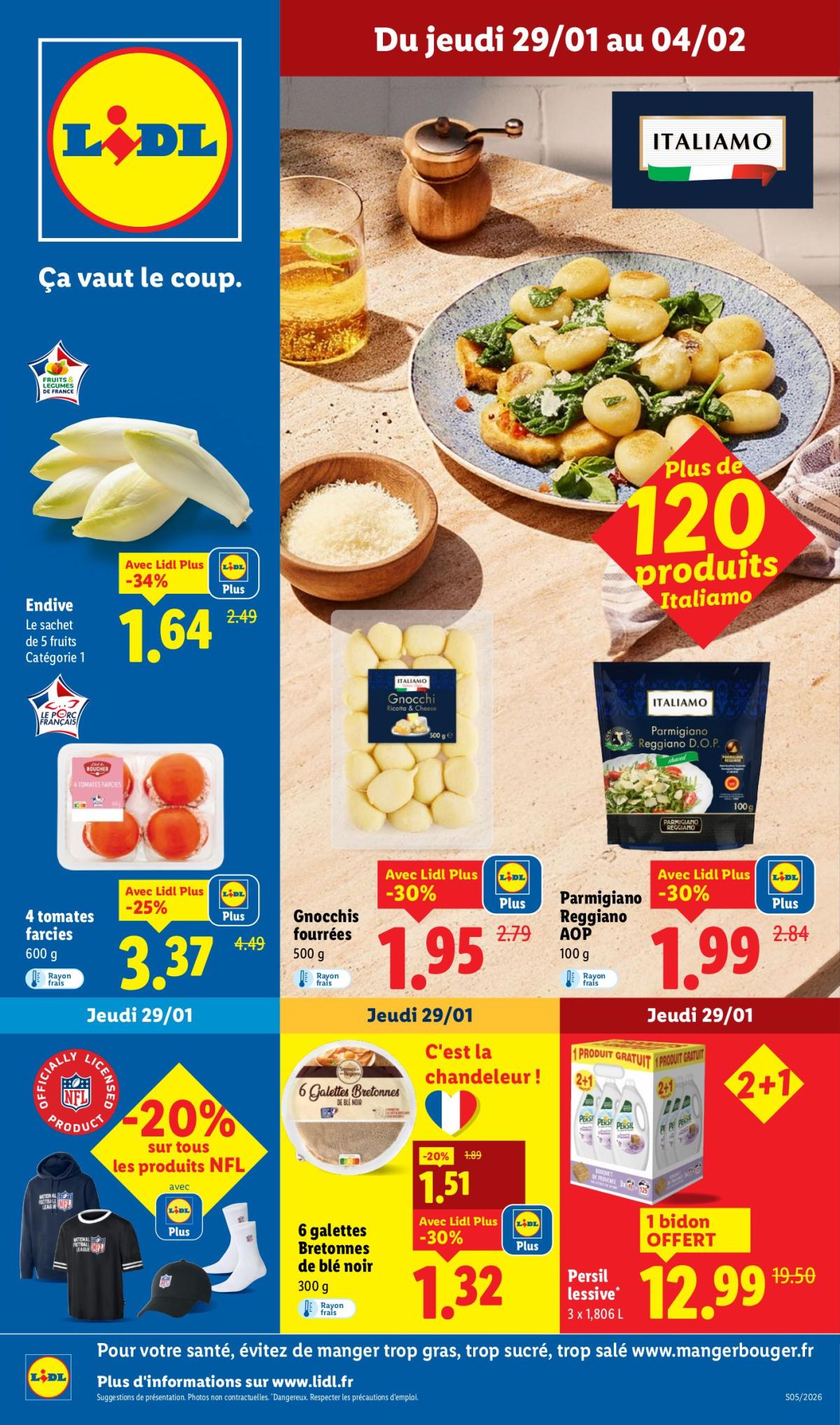 Catalogue Lidl - Les promos de la semaine valable du 29/01 au 04/02