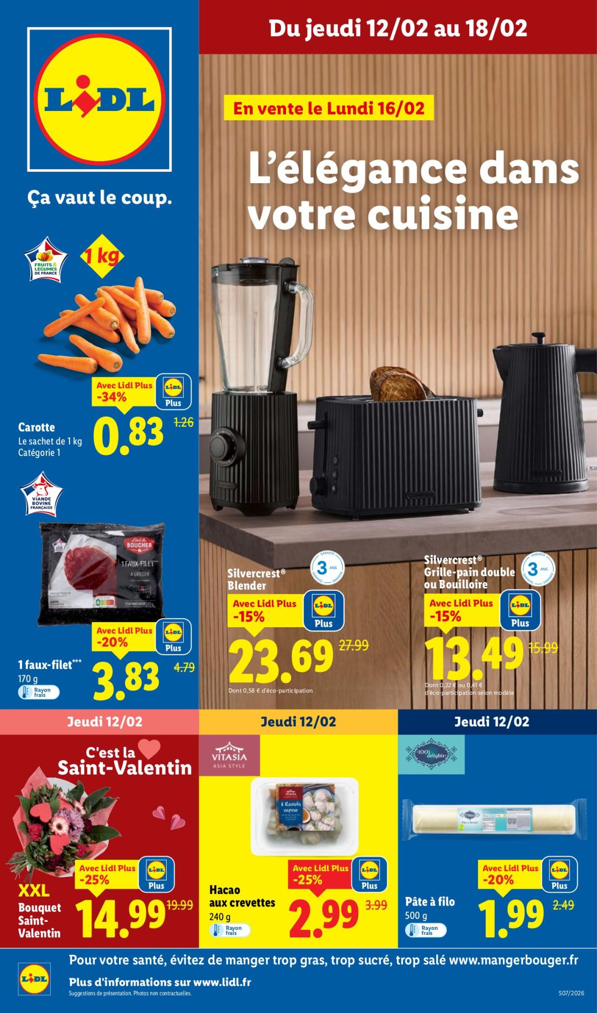 Catalogue Lidl - Les promos de la semaine valable du 12/02/2026 au 18/02/2026