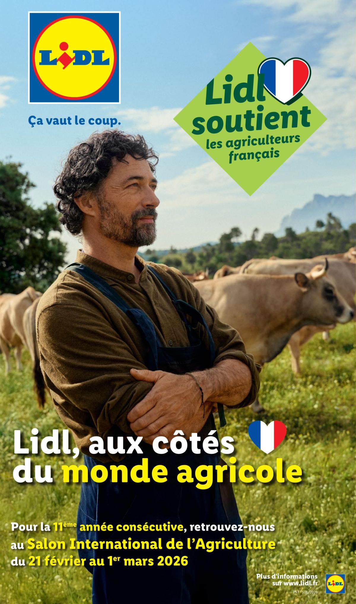 Catalogue Lidl - Lidl soutient le monde agricole valable du 21/02/2026 au 01/03/2026
