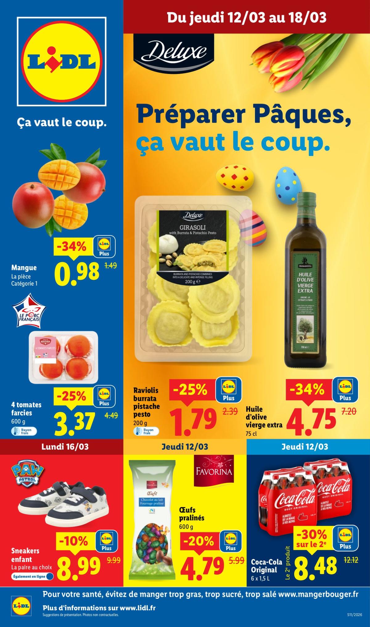 Catalogue Lidl valable du 12/03/2026 au 18/03/2026
