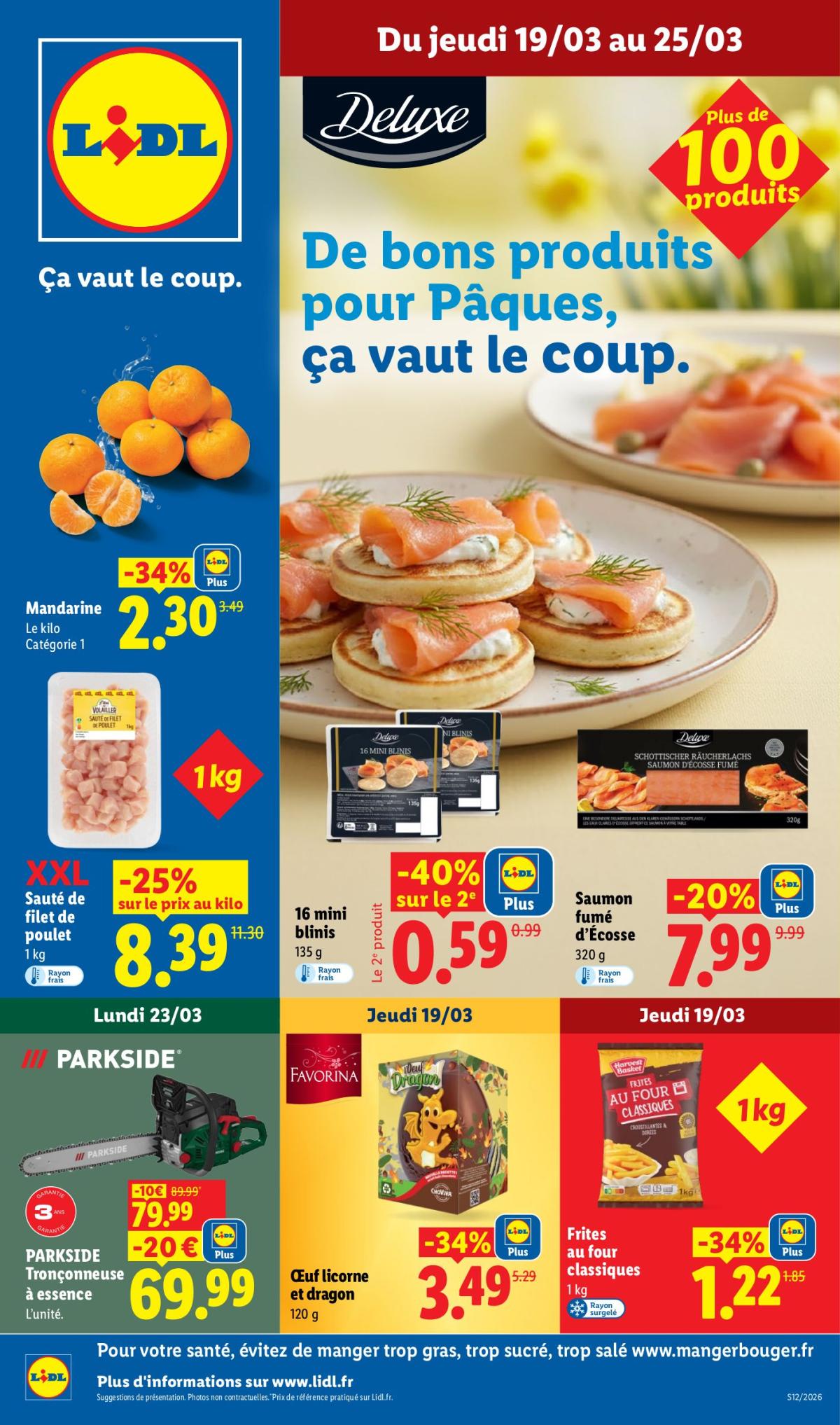 Catalogue Lidl valable du 19/03/2026 au 25/03/2026