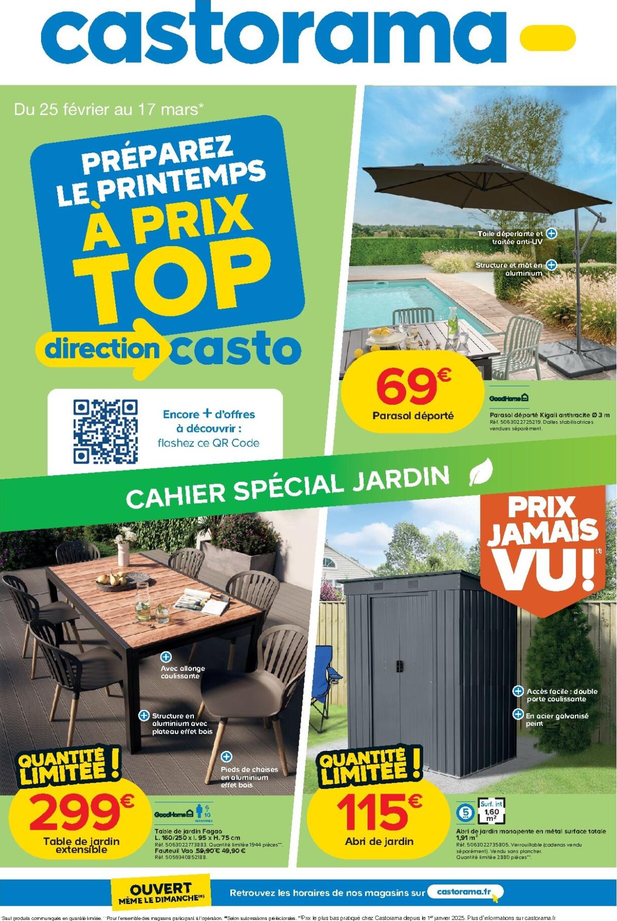 Catalogue Castorama valable du 25/02/2026 au 17/03/2026
