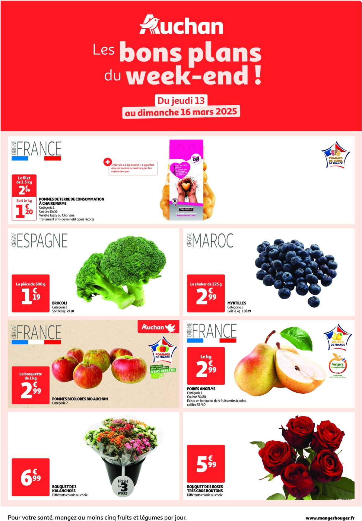 Catalogue Auchan - Les bons plans du week-end dans votre hyper ! valable dès 13/03 - 16/03