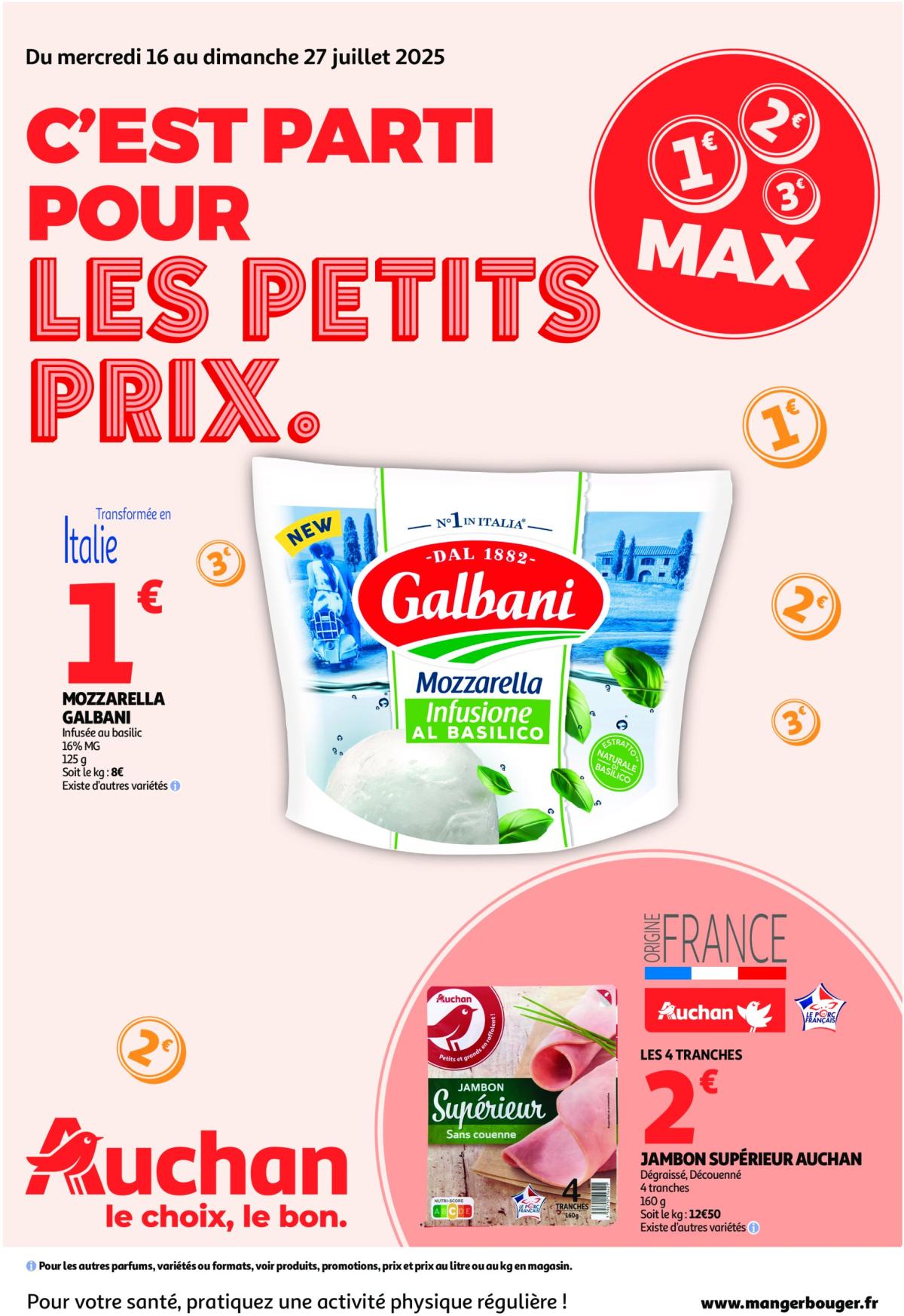 Catalogue Auchan - C'est parti pour une année moins chère valable du 16/07 au 27/07