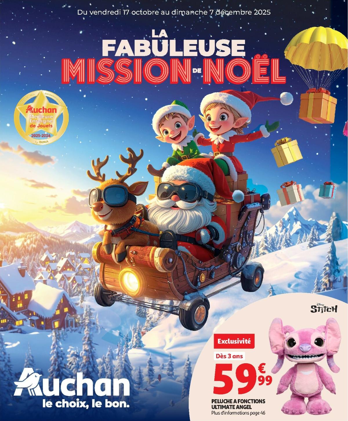Catalogue Auchan - La fabuleuse mission de Noël valable du 17/10 au 07/12