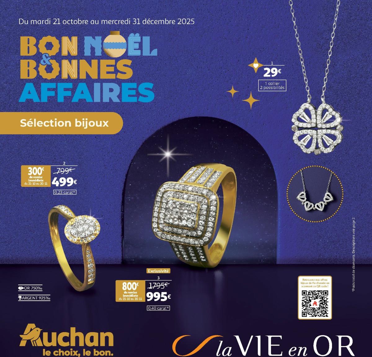 Catalogue Auchan - Bon Noël et bonnes affaires valable du 21/10 au 31/12