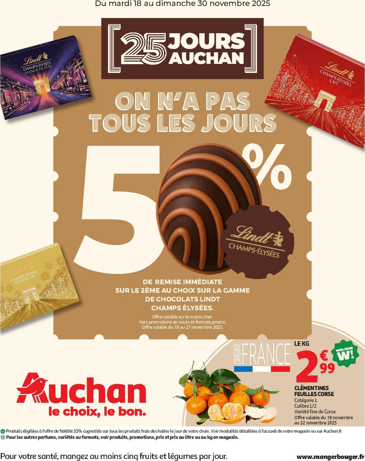 Catalogue Auchan valable du 18/11 au 30/11