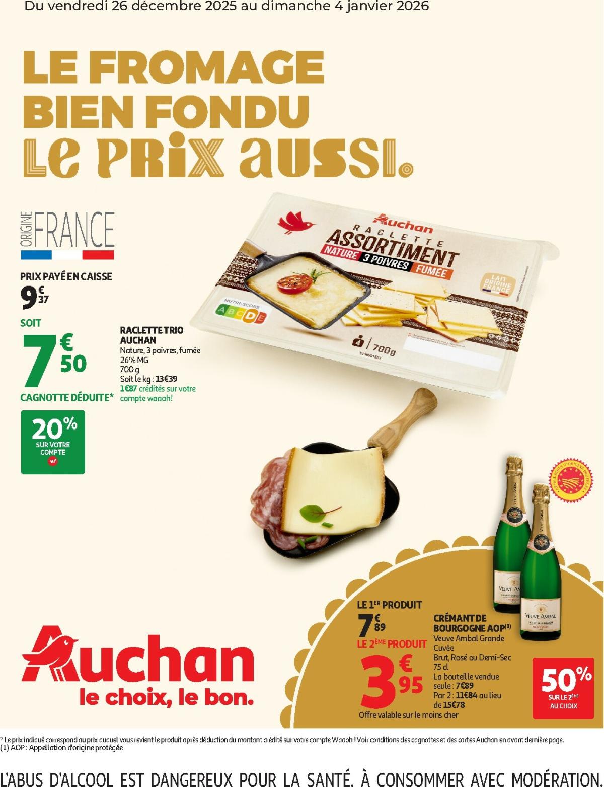 Catalogue Auchan - Tout pour le réveillon valable du 26/12 au 04/01