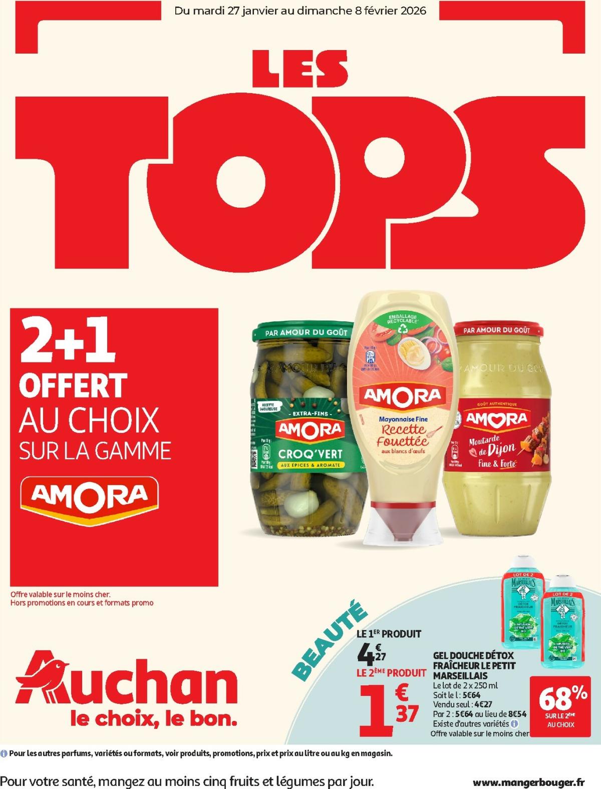 Catalogue Auchan - Tops produits, top prix valable du 27/01 au 08/02