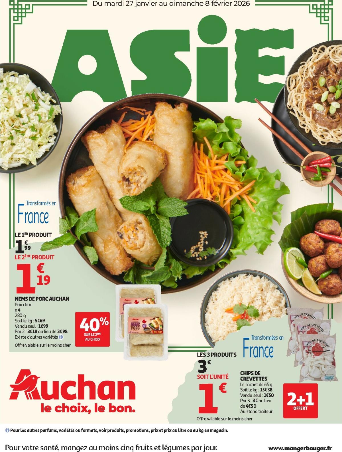 Catalogue Auchan - Nouvel an chinois valable du 27/01 au 08/02