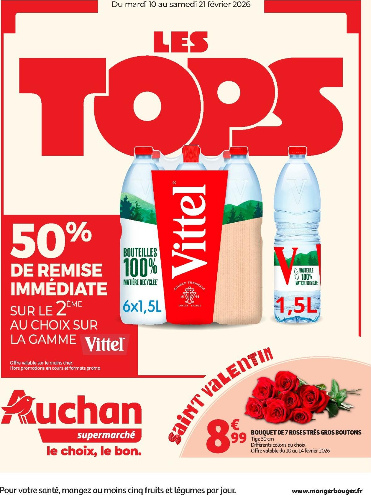 Catalogue Auchan Supermarché - Tops produits super valable du 10/02/2026 au 21/02/2026