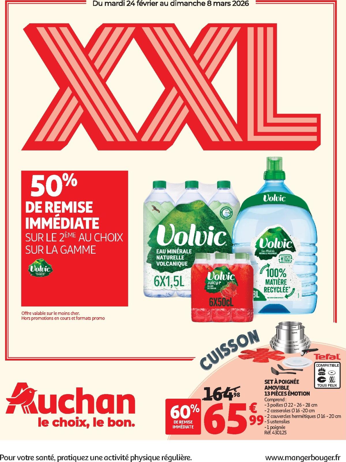 Catalogue Auchan - Promos XXL valable du 24/02/2026 au 08/03/2026