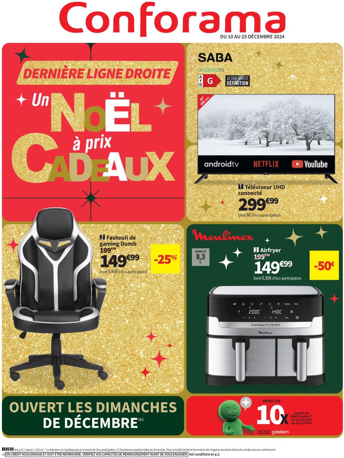 Catalogue Conforama valable dès 10/12 - 25/12