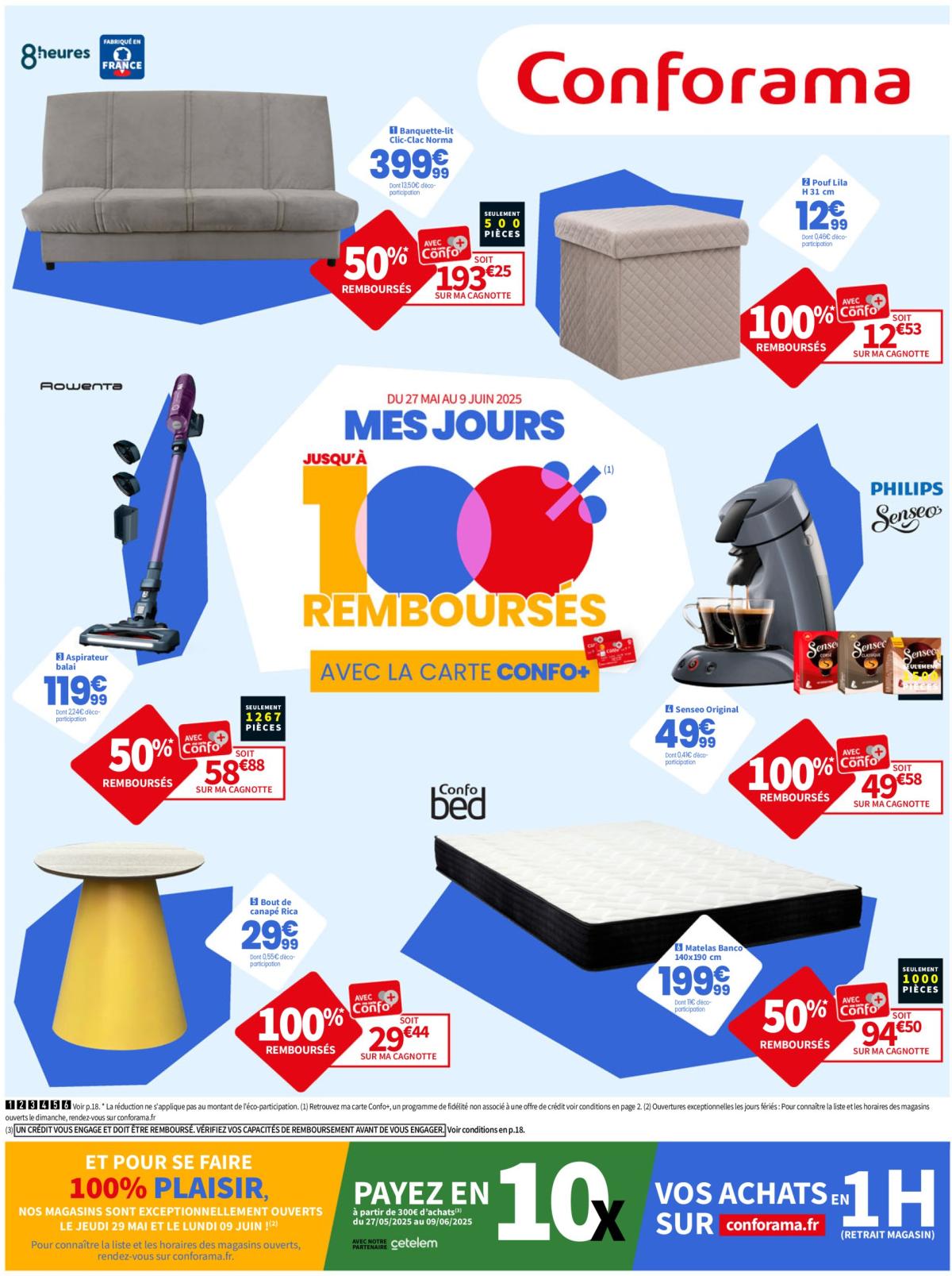 Catalogue Conforama valable dès 27/05 - 09/06