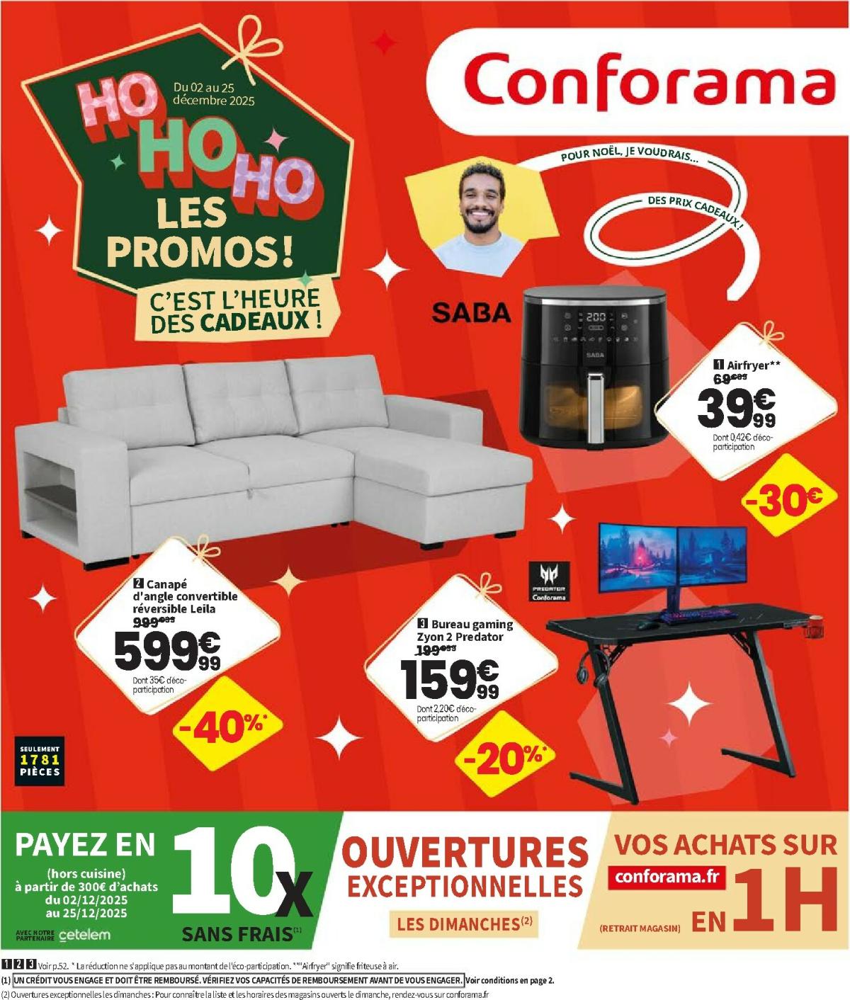 Catalogue Conforama - Los Promos valable du 02/12 au 25/12