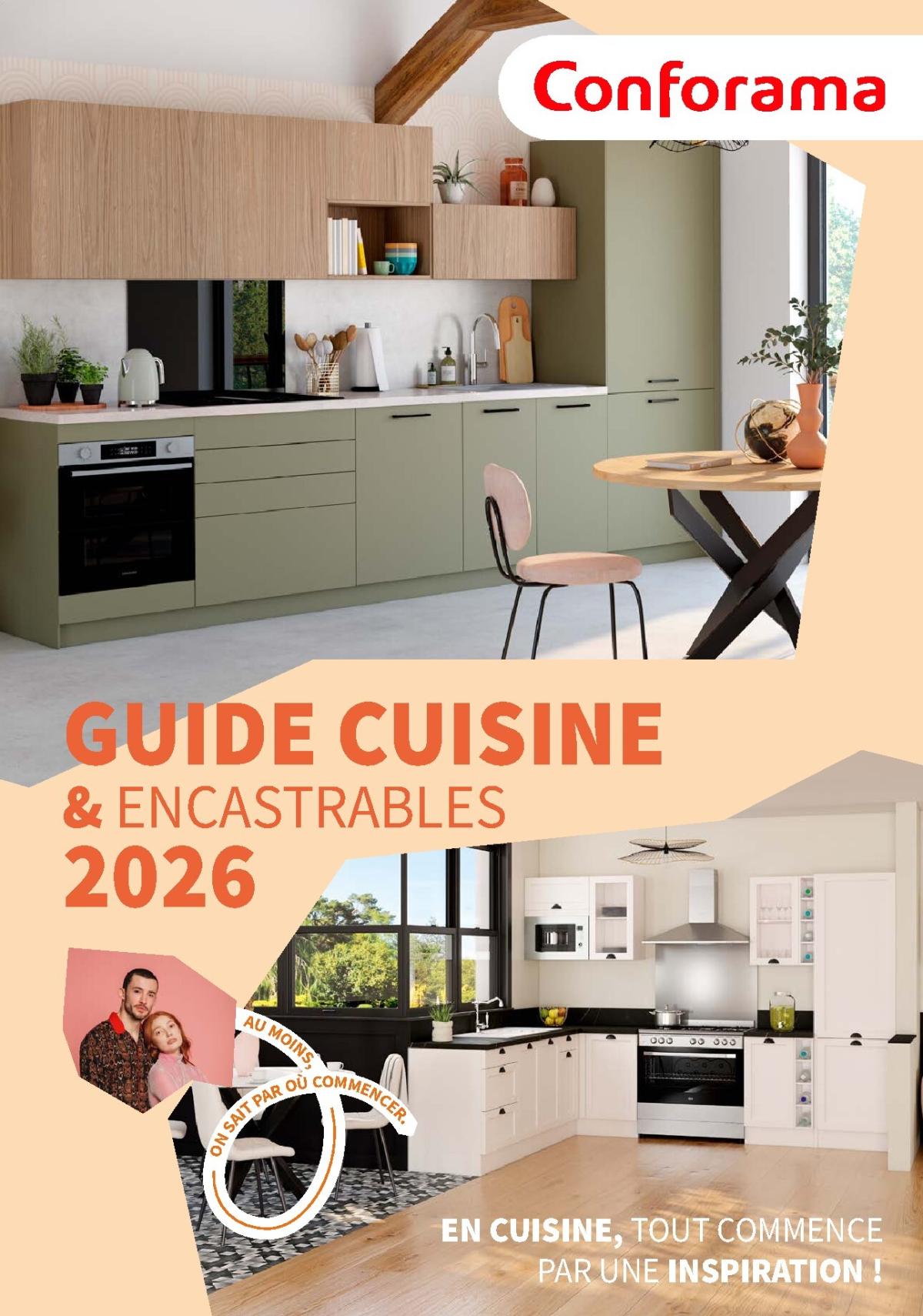 Catalogue Conforama - Guide Cuisine valable du 01/03/2026 au 31/12/2026