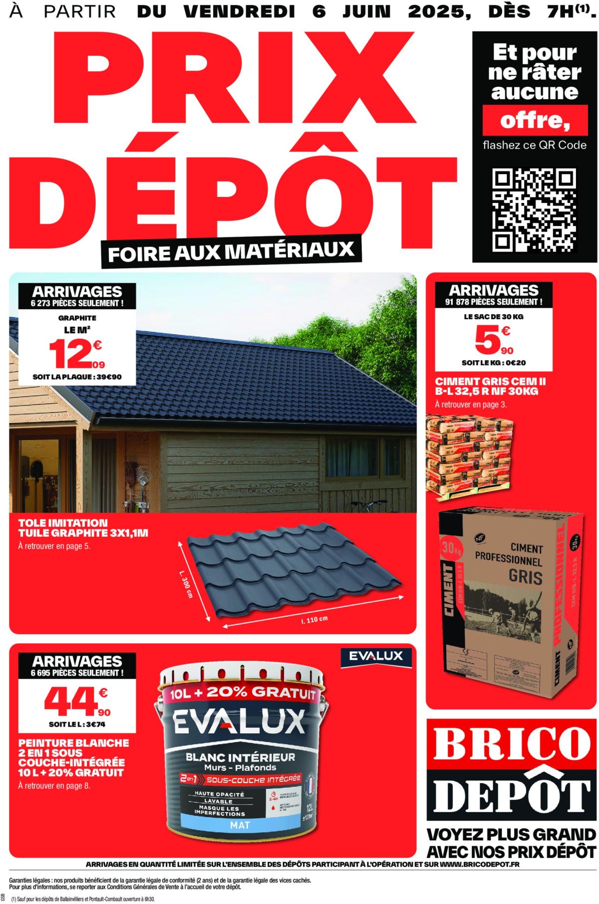 Catalogue Brico Dépôt valable du 06/06 au 19/06