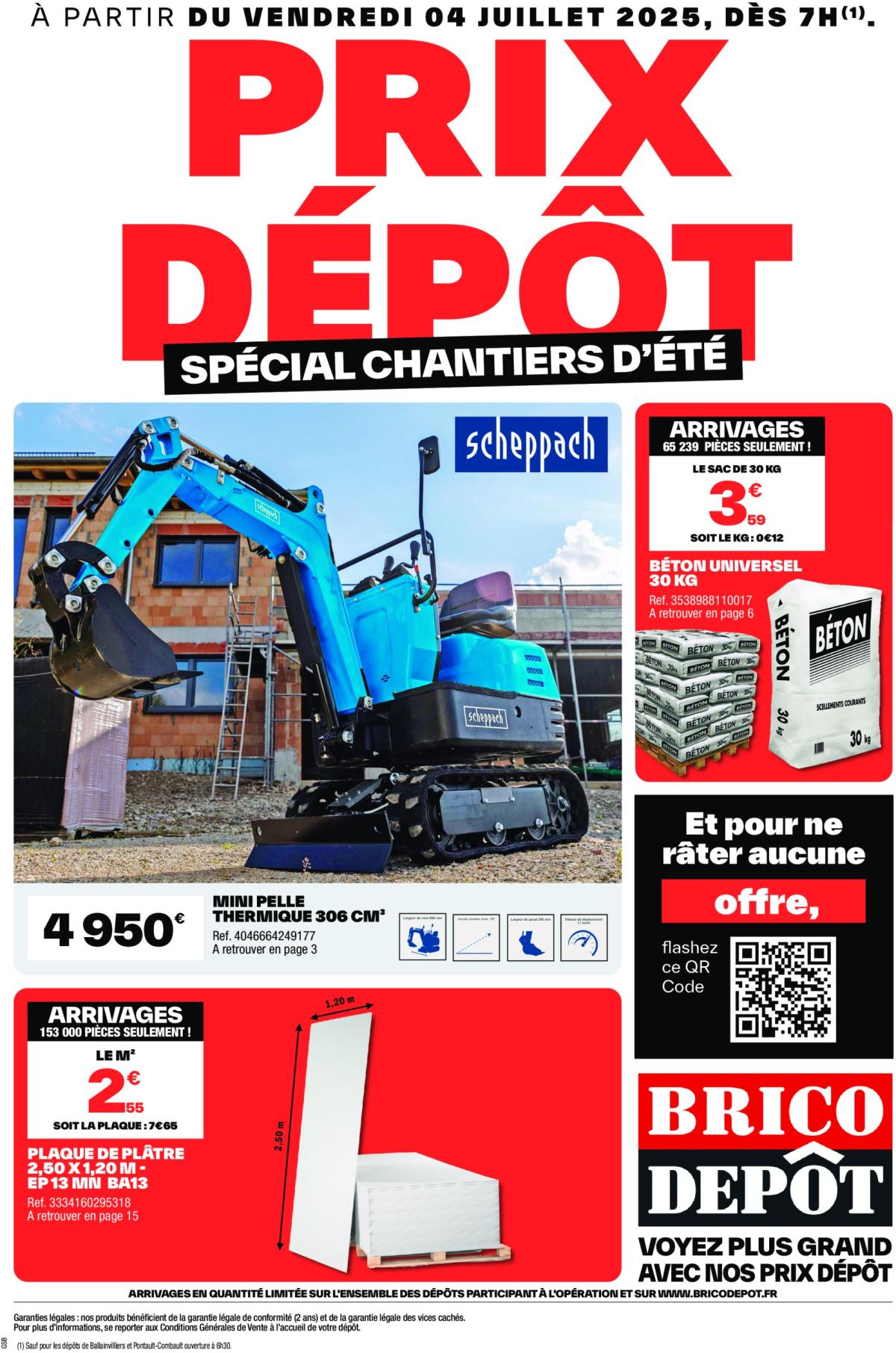 Catalogue Brico Dépôt valable du 04/07 au 17/07