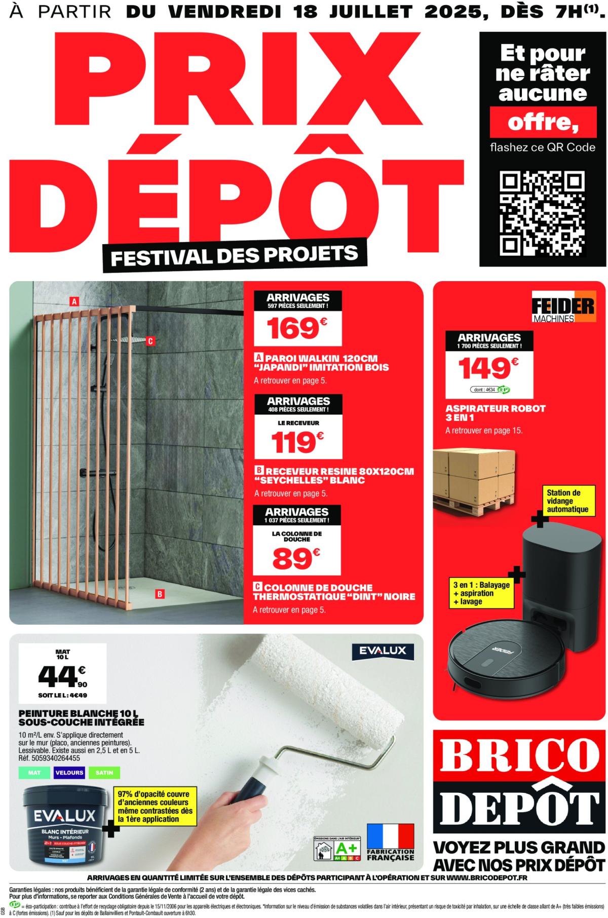 Catalogue Brico Dépôt valable du 18/07 au 07/08