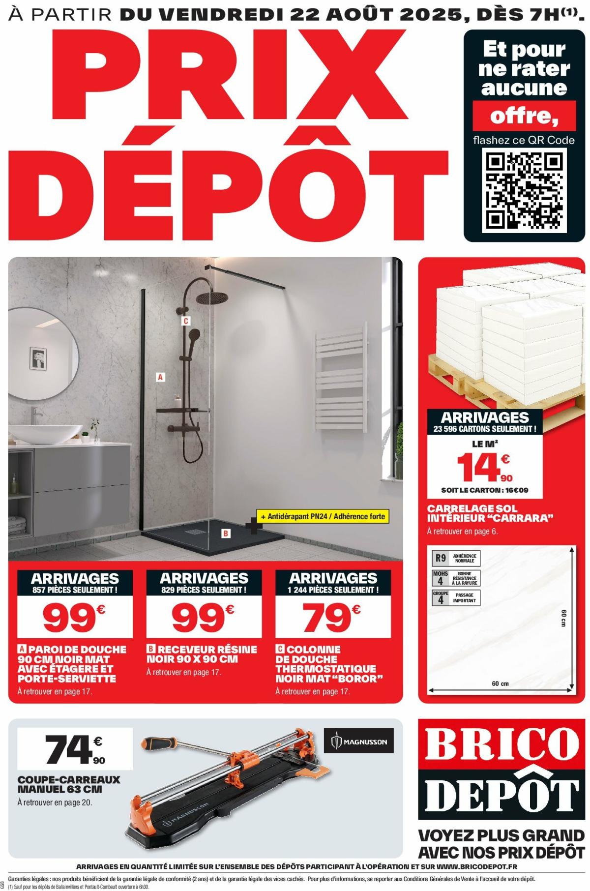 Catalogue Brico Dépôt valable du 22/08 au 04/09
