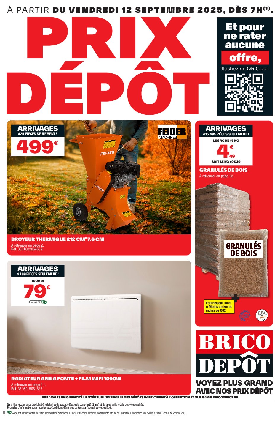 Catalogue Brico Dépôt valable du 12/09 au 25/09