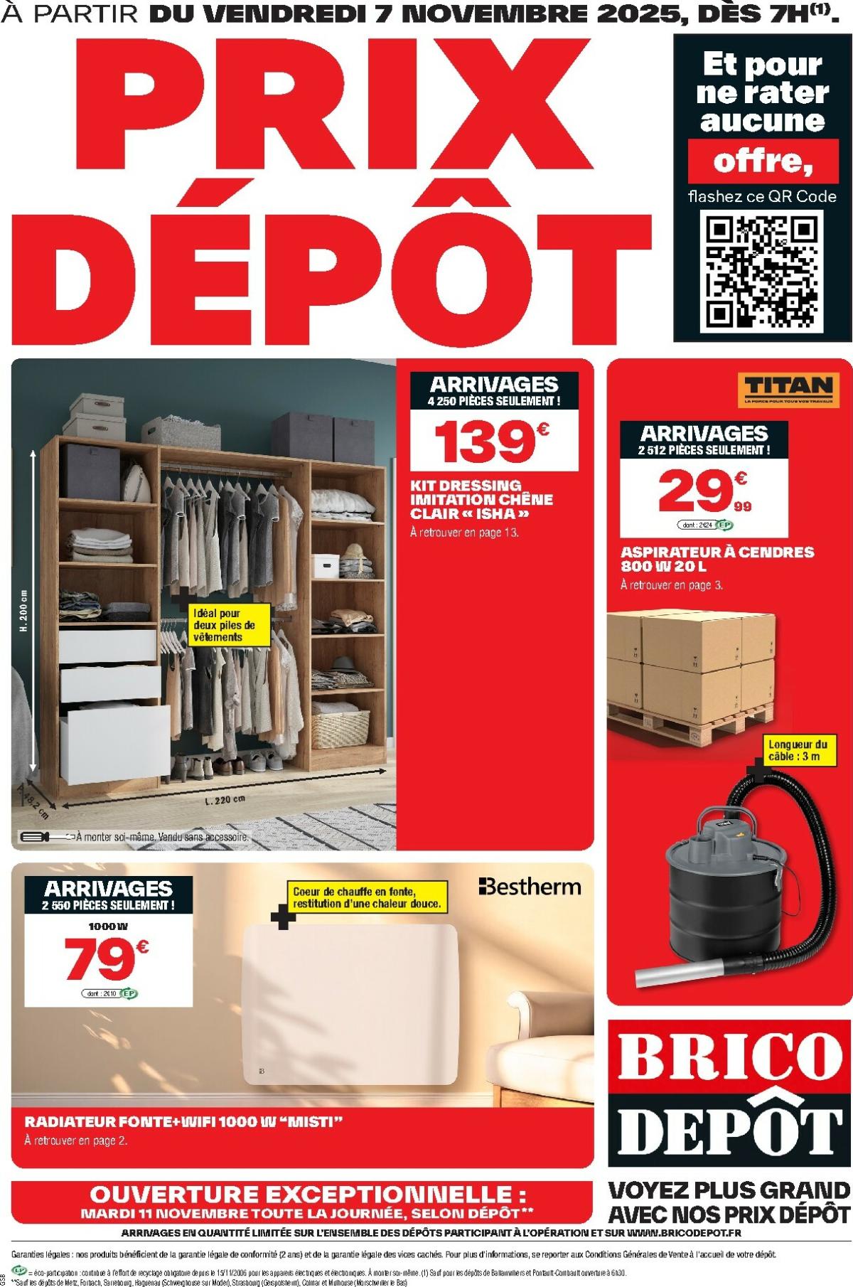 Catalogue Brico Dépôt valable du 08/11 au 21/11