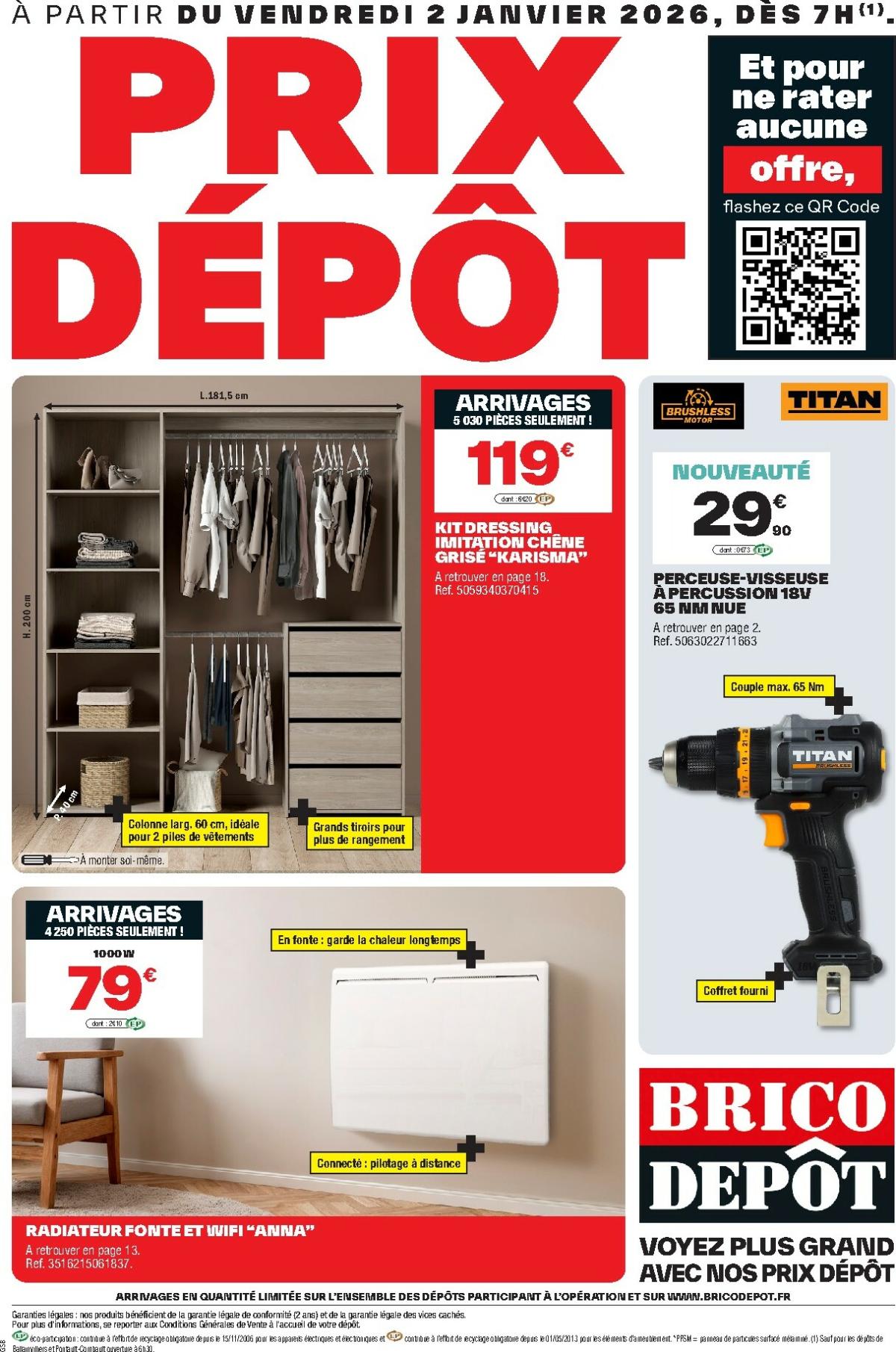 Catalogue Brico Dépôt valable du 02/01 au 30/01