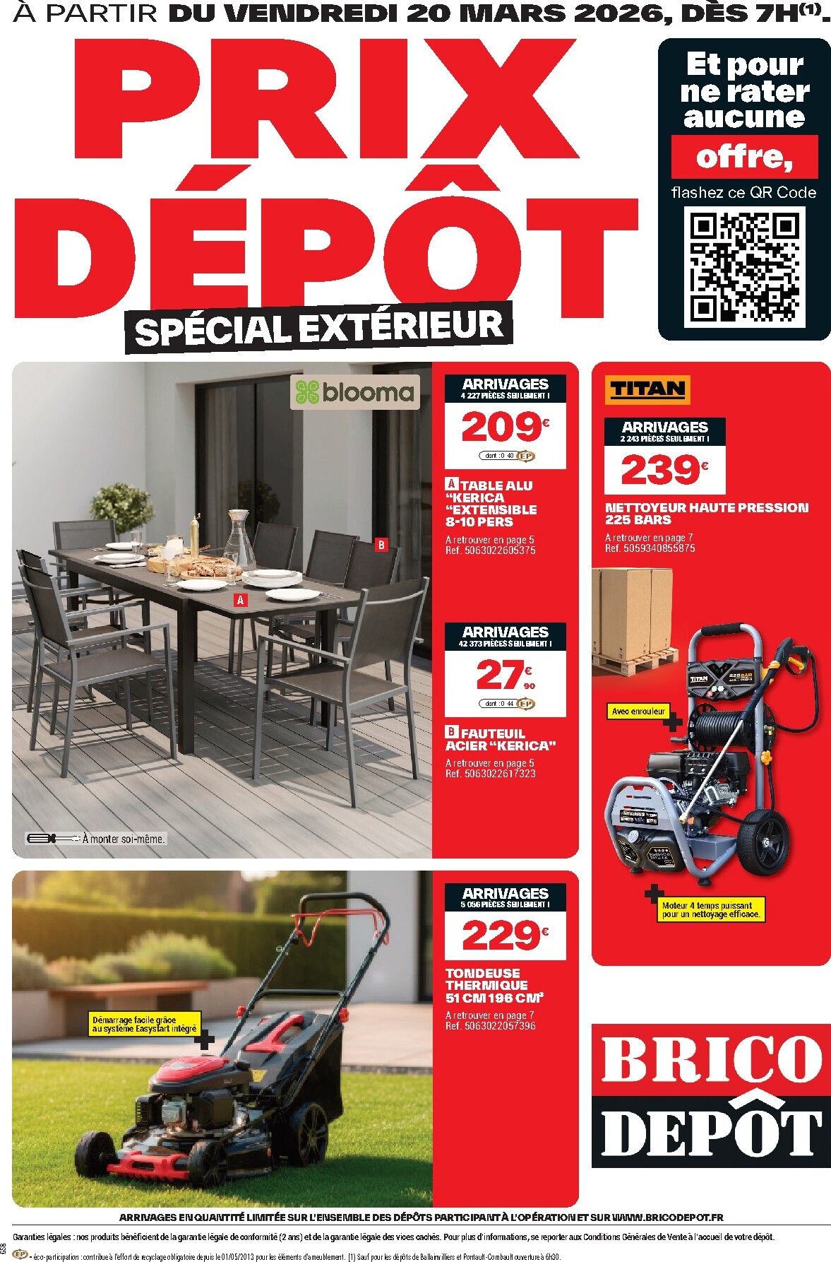 Catalogue Brico Dépôt valable du 20/03/2026 au 02/04/2026