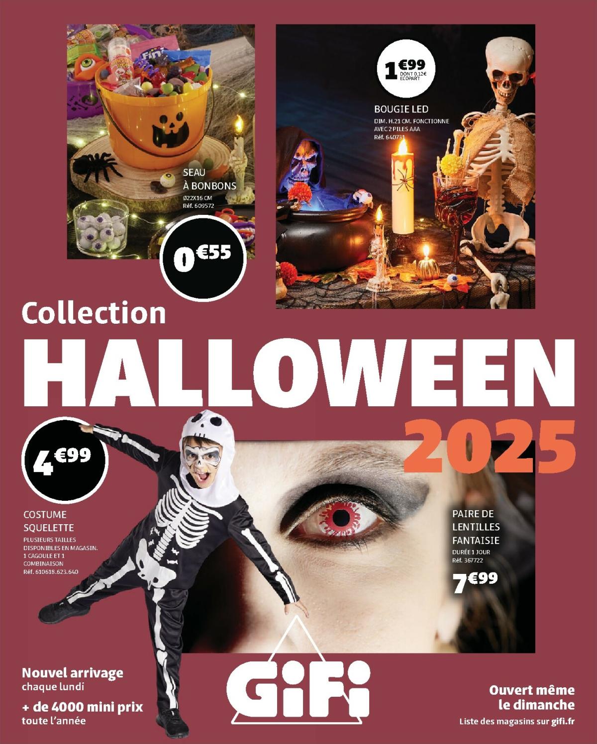 Catalogue Gifi - Halloween valable du 30/09 au 05/11