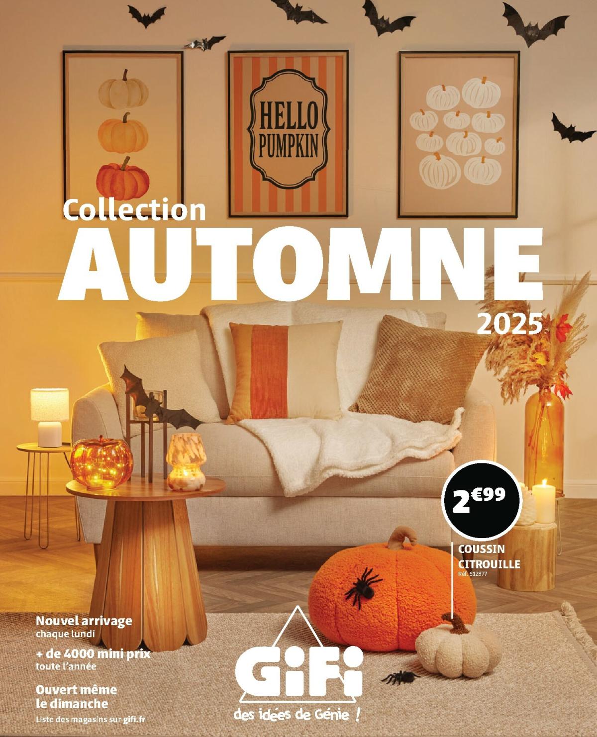 Catalogue Gifi - Collection Automne valable du 14/10 au 22/10