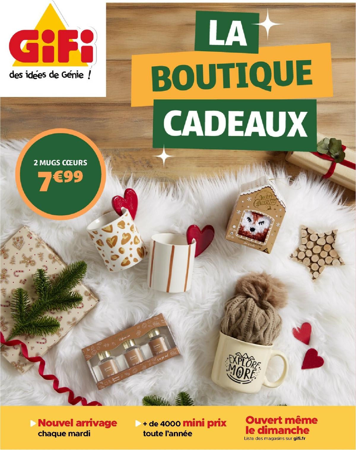 Catalogue Gifi - La boutique cadeaux valable du 16/12 au 24/12