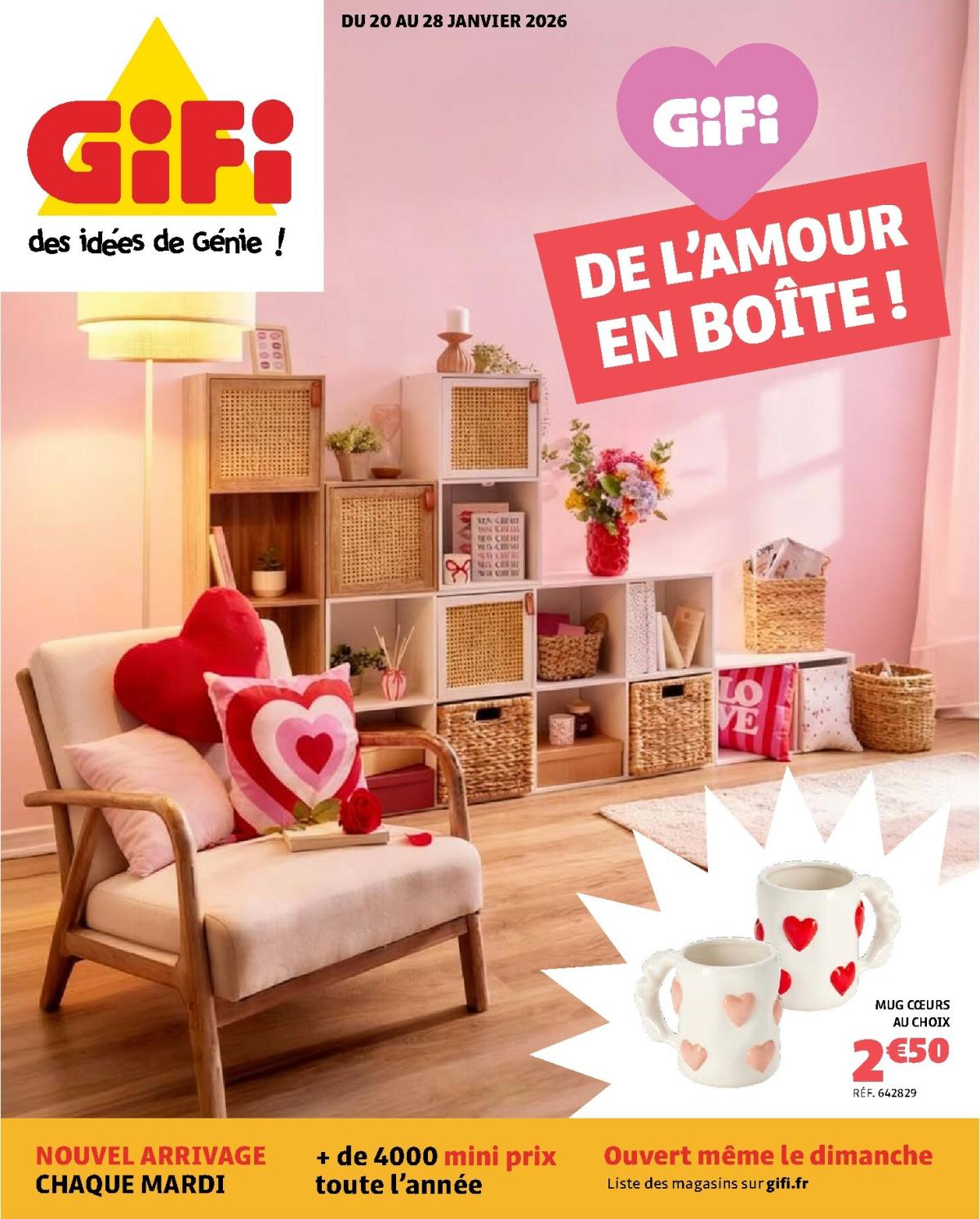 Catalogue Gifi valable du 20/01 au 28/01