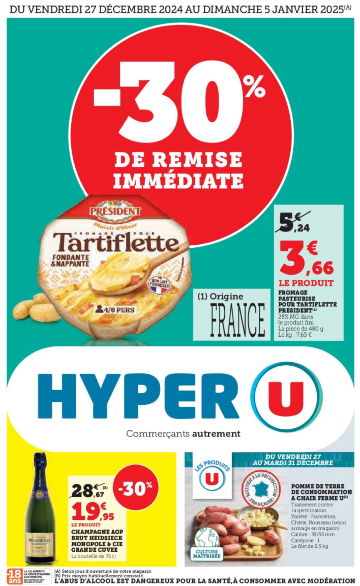 Catalogue Hyper U valable dès 27/12 - 05/01