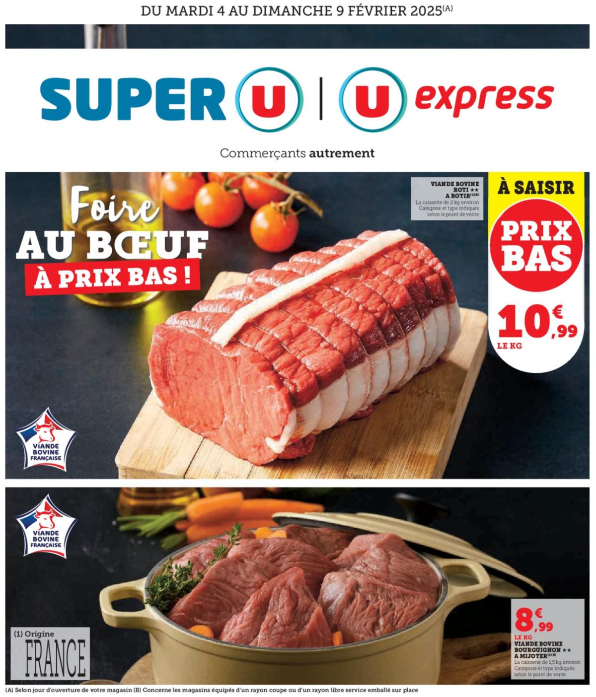 Catalogue Super U - Express valable dès 04/02 - 09/02