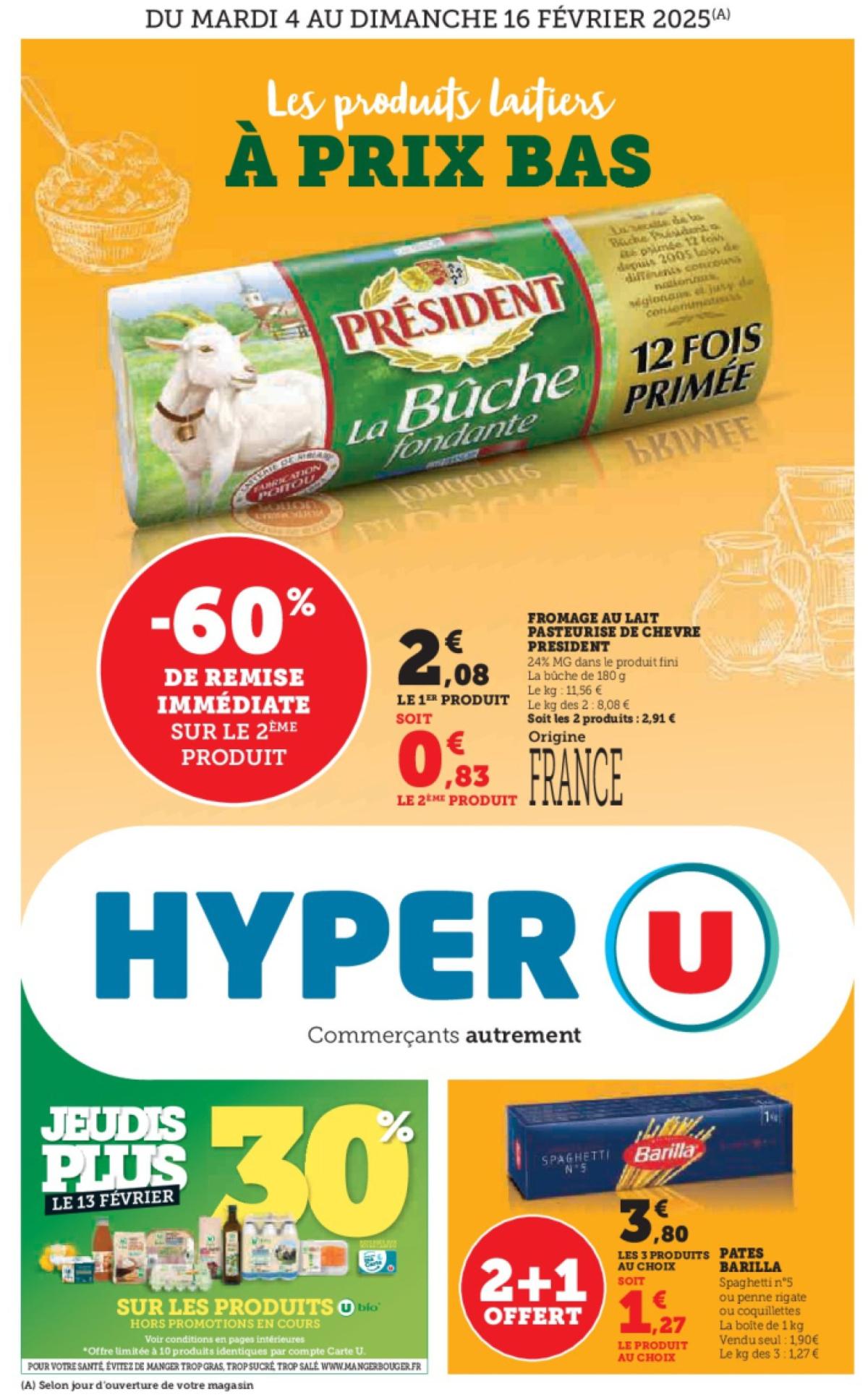 Catalogue Hyper U valable dès 04/02 - 16/02