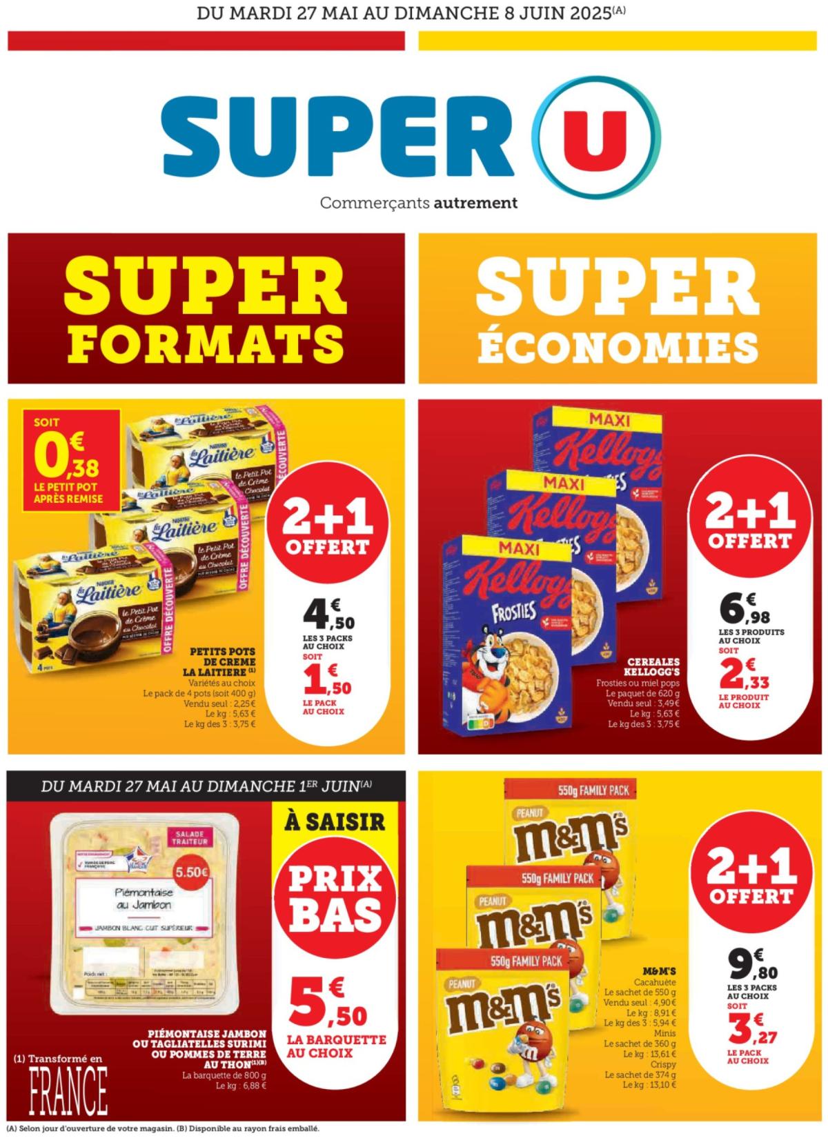Catalogue Super U - Super Formats valable dès 27/05 - 08/06
