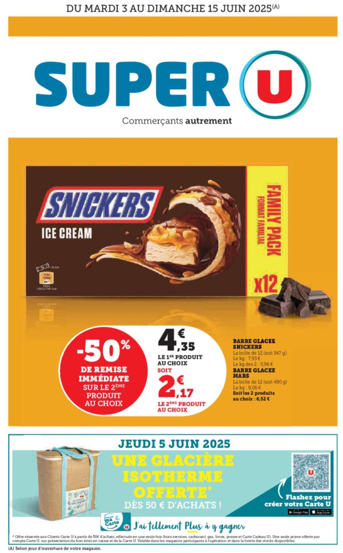 Catalogue Super U valable dès 03/06 - 15/06