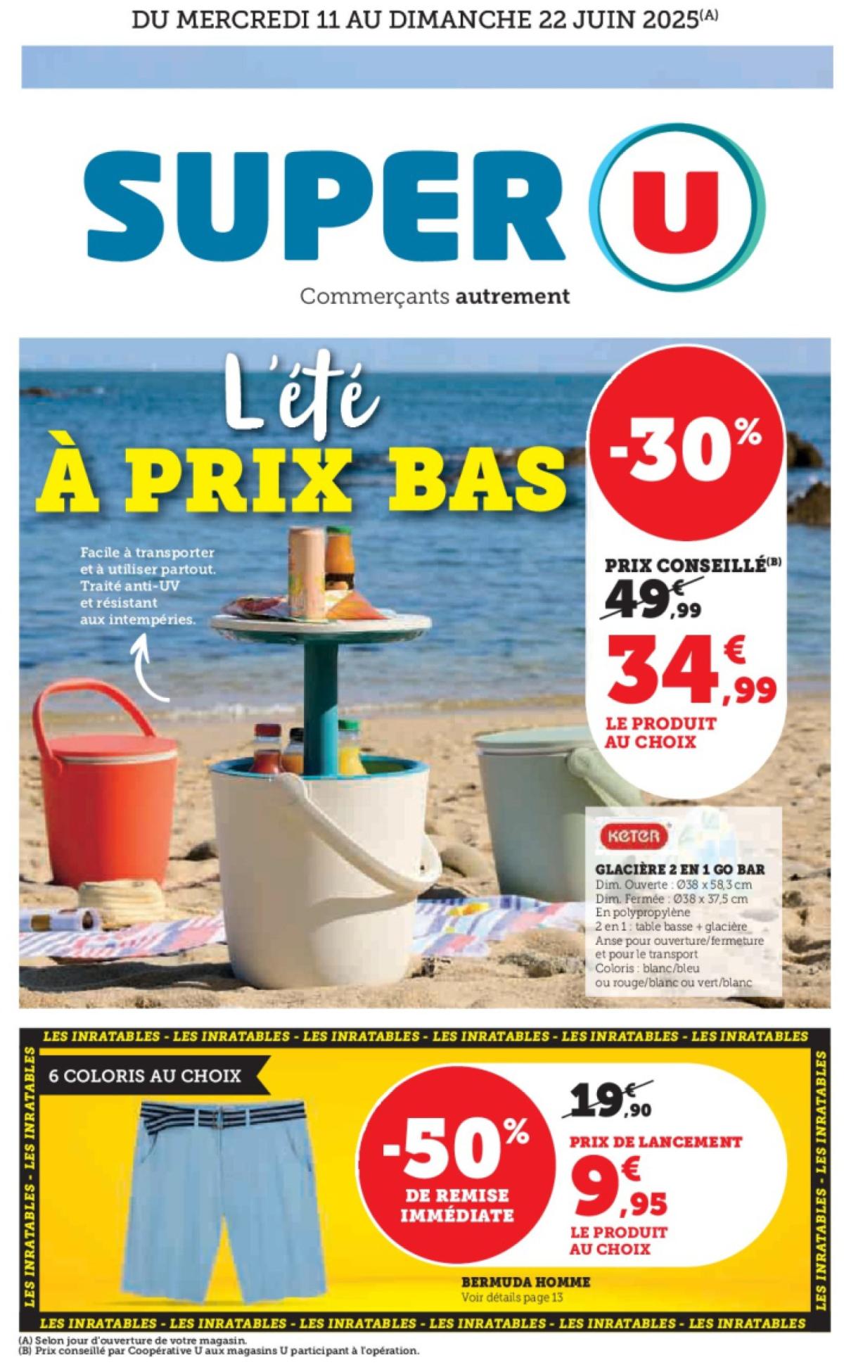 Catalogue Super U valable du 11/06 au 22/06