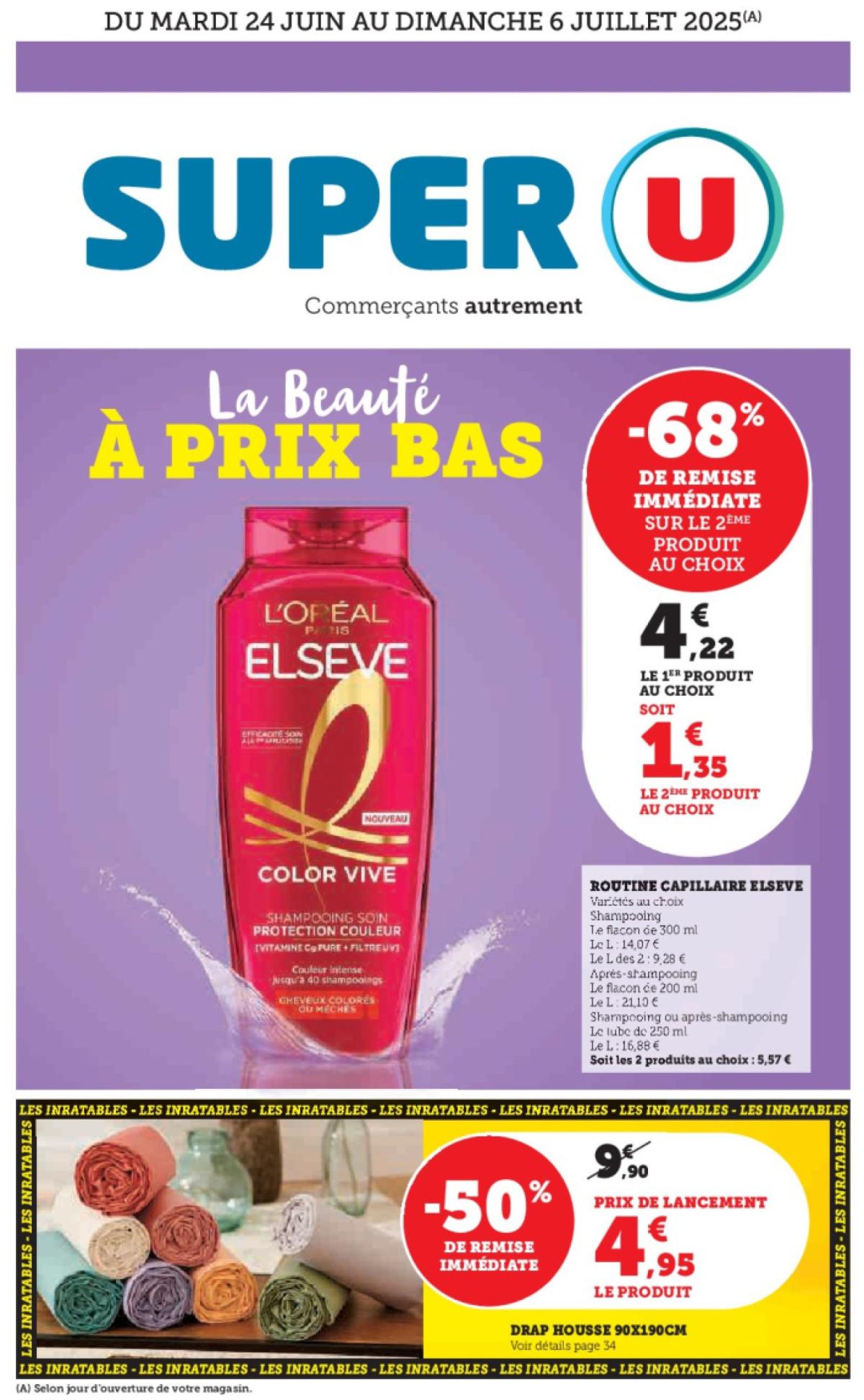 Catalogue Super U valable du 24/06 au 06/07