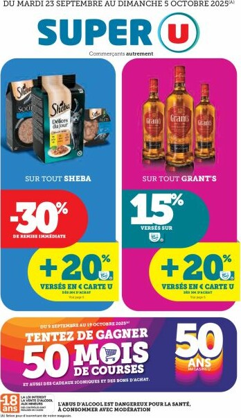 Catalogue Super U valable du 23/09 au 05/10