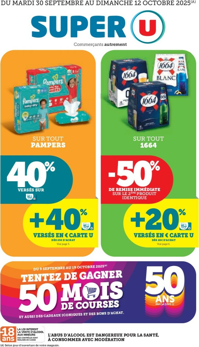 Catalogue Super U valable du 30/09 au 12/10