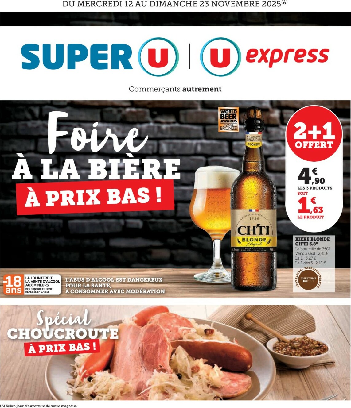 Catalogue Super U - Express valable du 12/11 au 23/11