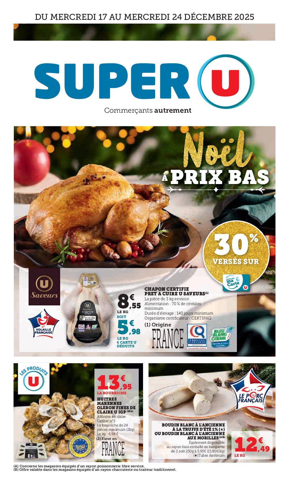 Catalogue Super U valable du 17/12 au 24/12