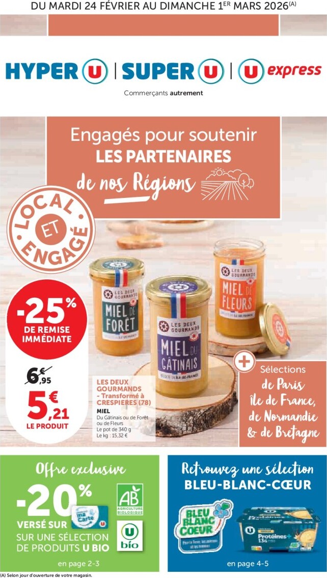 Catalogue Super U - Express, Hyper valable du 24/02/2026 au 01/03/2026