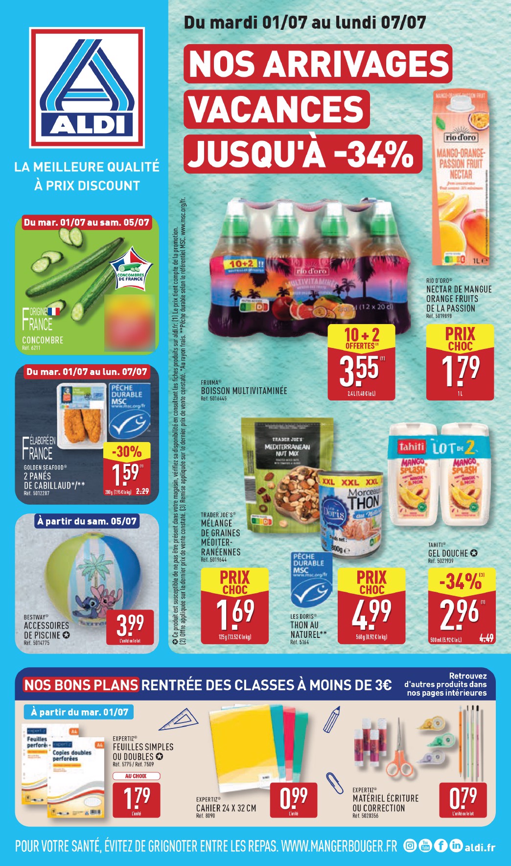 Catalogue ALDI valable du 01/07 au 07/07